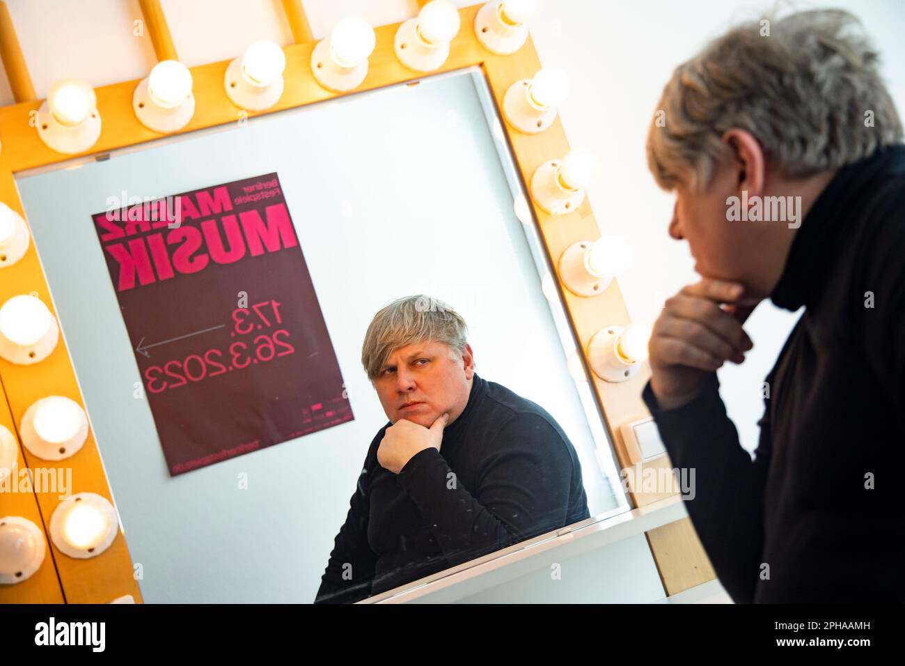 Berlin, Germany. 13th Mar, 2023. Russian Composer Sergej Newski poses for a picture in Berlin, Germany on March 13, 2023. (Photo by Emmanuele Contini/NurPhoto) Credit: NurPhoto SRL/Alamy Live News Stock Photo