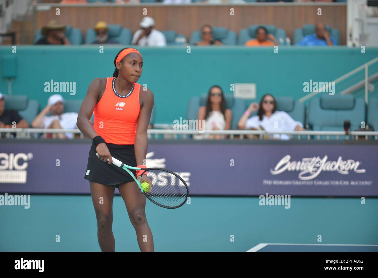 MIAMI GARDENS, FLORIDA MARCH 25 Coco Gauff (USA) vs. Anastasia