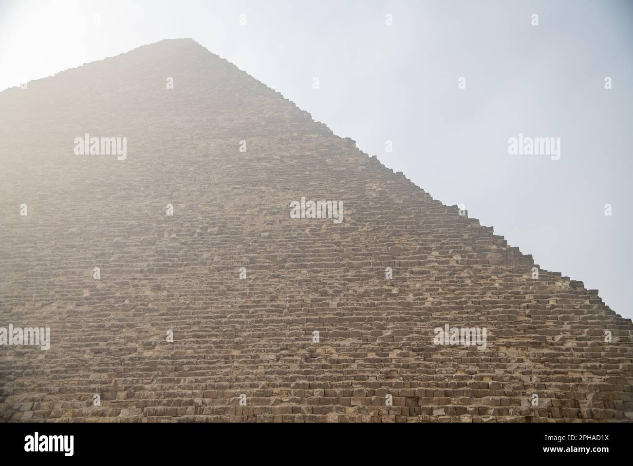 A View Of The Great Pyramid Of Giza Khufu Pyramid In Egypt Stock a-view-of-the-great-pyramid-of-giza-khufu-pyramid-in-egypt-stock