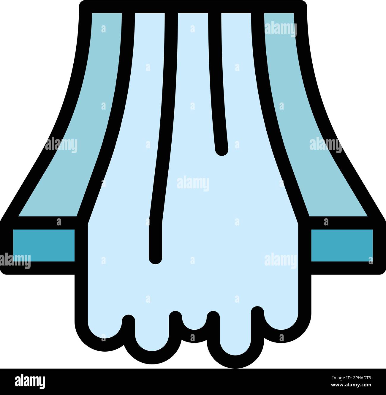 Water park ride icon. Outline Water park ride vector icon for web ...