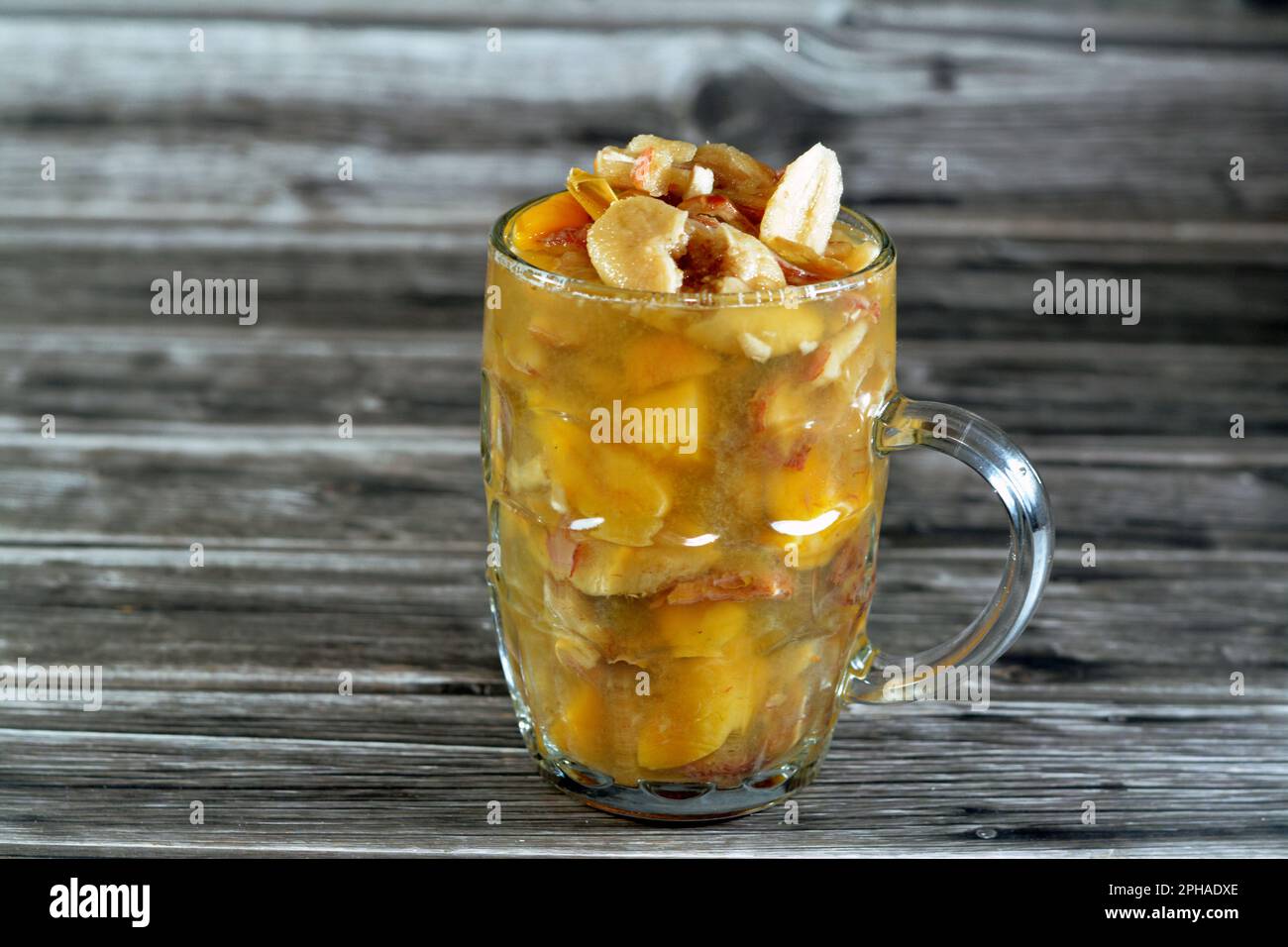 Dried fruits compote, Traditional Khoshaf kushaf dates compote that is