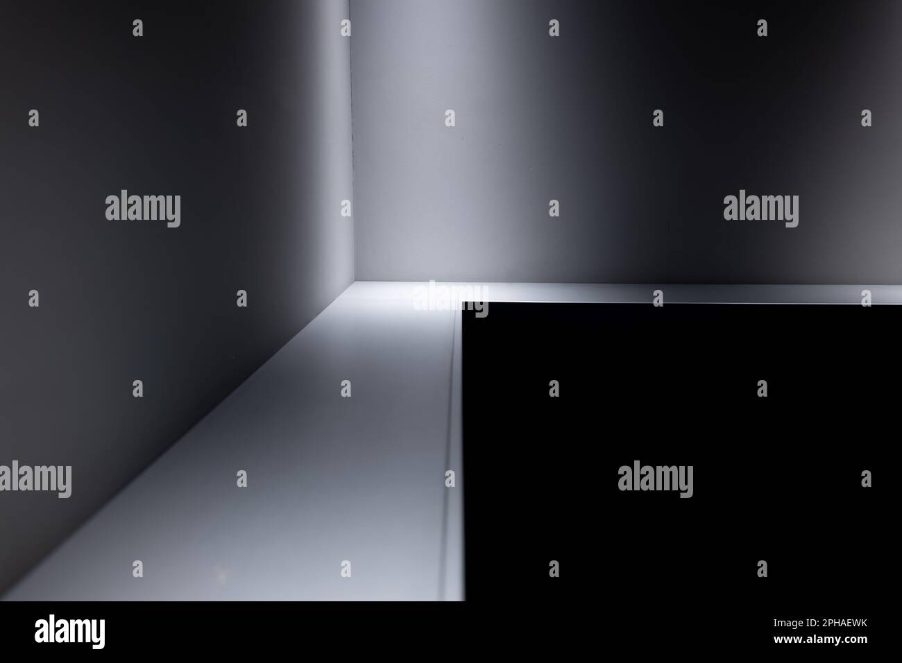 Illuminated Corner with Shelf in Switzerland Stock Photo Alamy