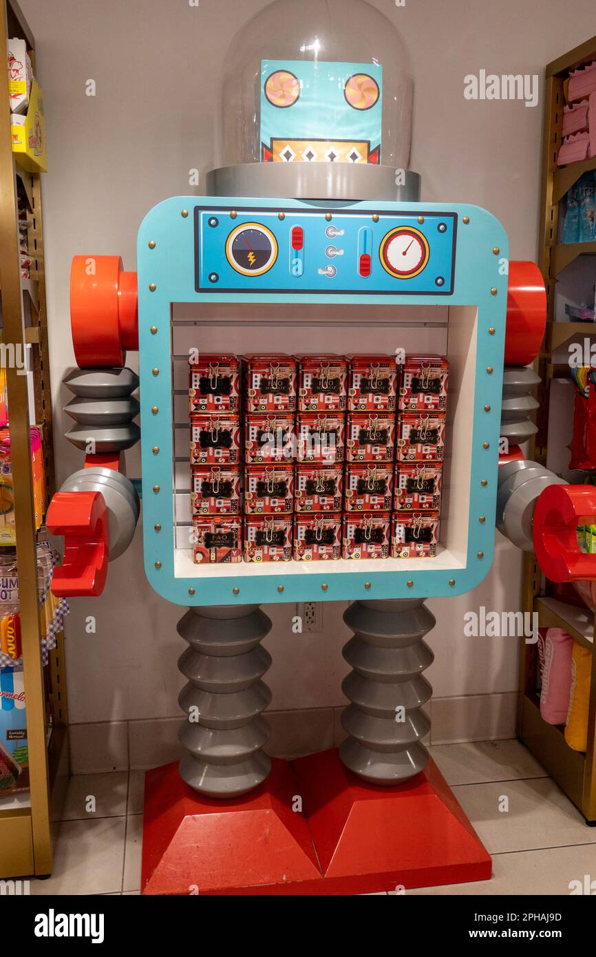 FAO Schwarz is a popular toy store located in Rockefeller Center, 2023