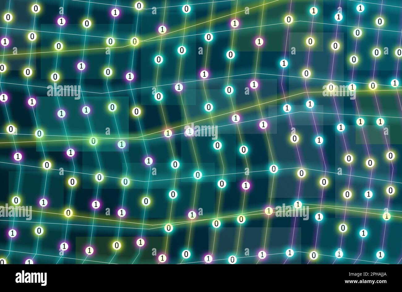 digital design, technology futuristic concept, data flow Stock Photo