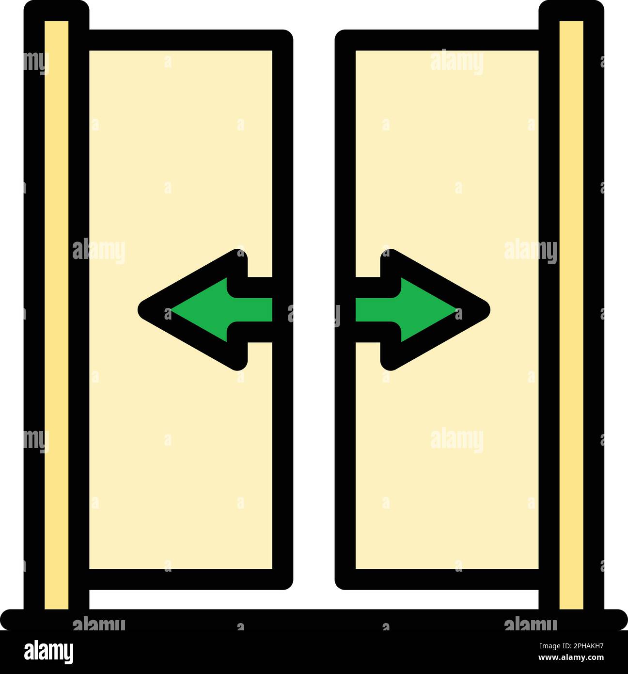 Signal gate icon. Outline Signal gate vector icon for web design ...