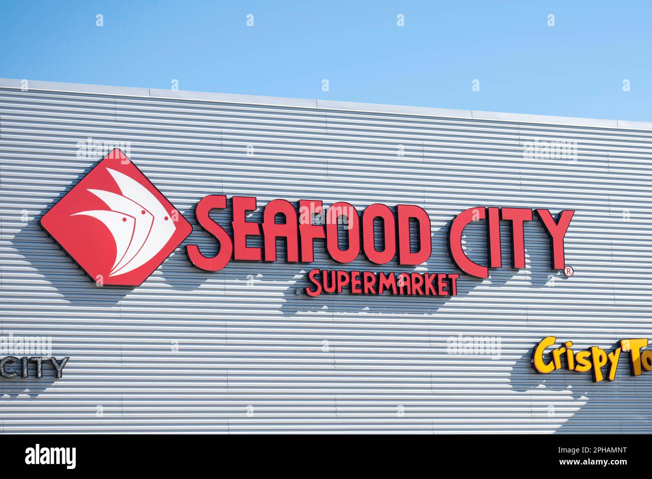 Chicago, IL - 19 March 2023: A Seafood City supermarket grocery store Stock Photo