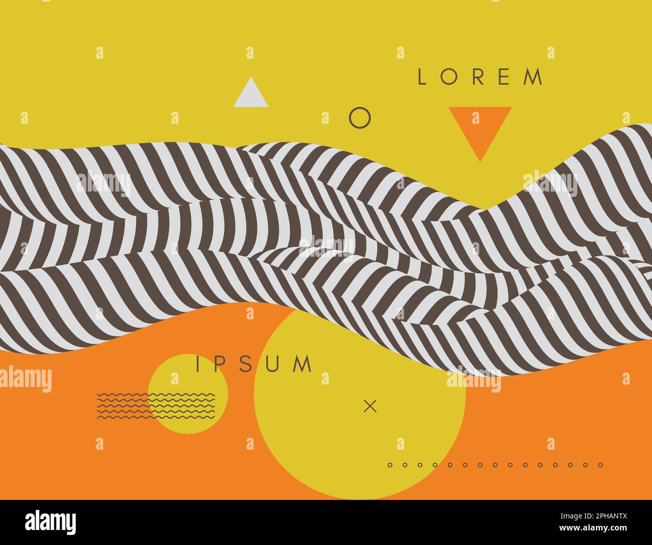 Background with optical illusion. Pattern can be used as a template for