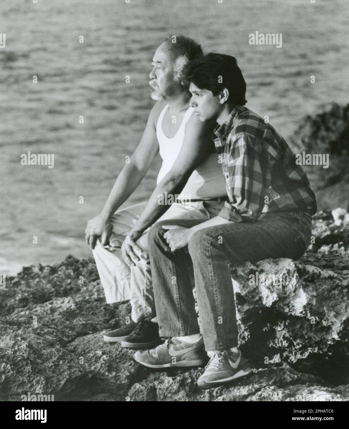 The karate kid pat morita hi-res stock photography and images - Alamy