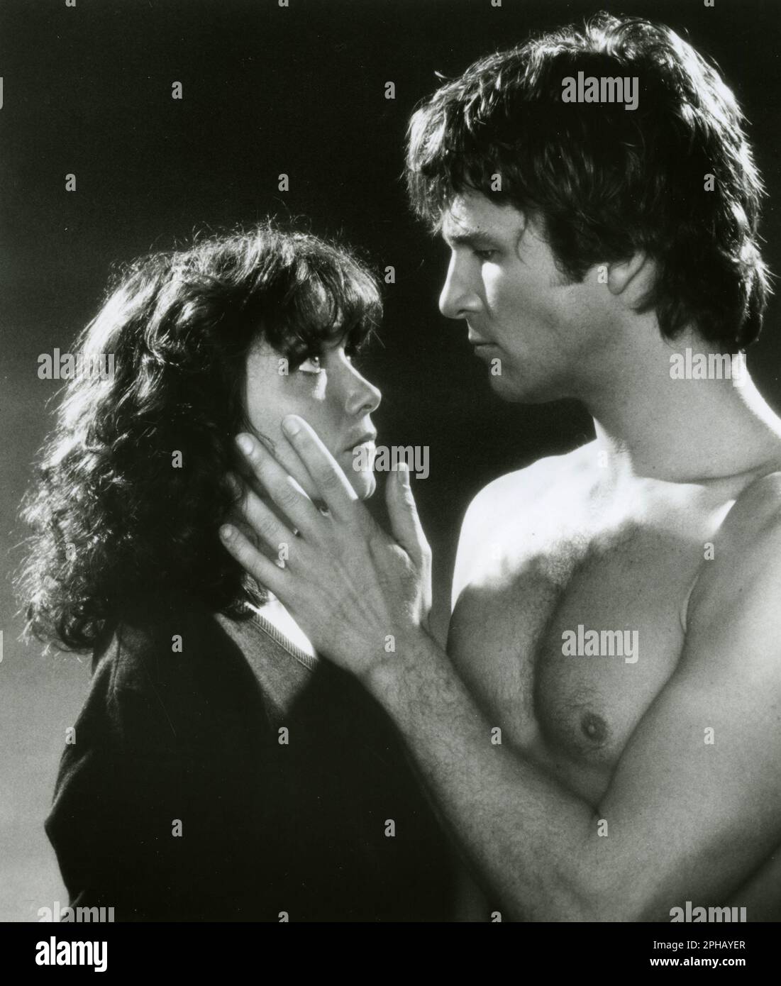 Actress Karen Allen and actor Jeff Bridges in the movie Starman, USA
