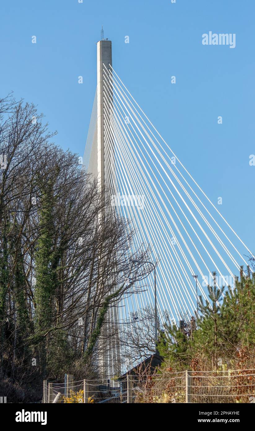 Span of the Queensferry Crossing, Fife, Scotland, UK Stock Photo Alamy