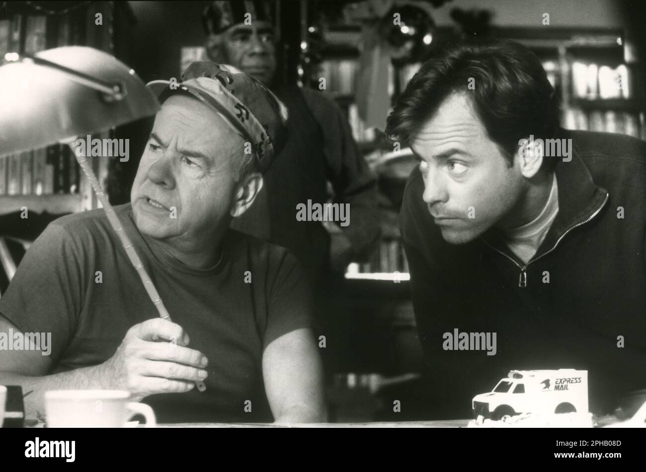 Actors Tim Conway and Greg Kinnear in the movie Dear God, USA 1996