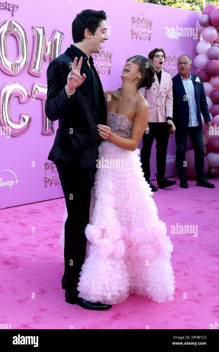 Los Angeles Ca 24th Mar 2023 Milo Manheim Peyton Elizabeth Lee At Arrivals For Prom Pact 7039