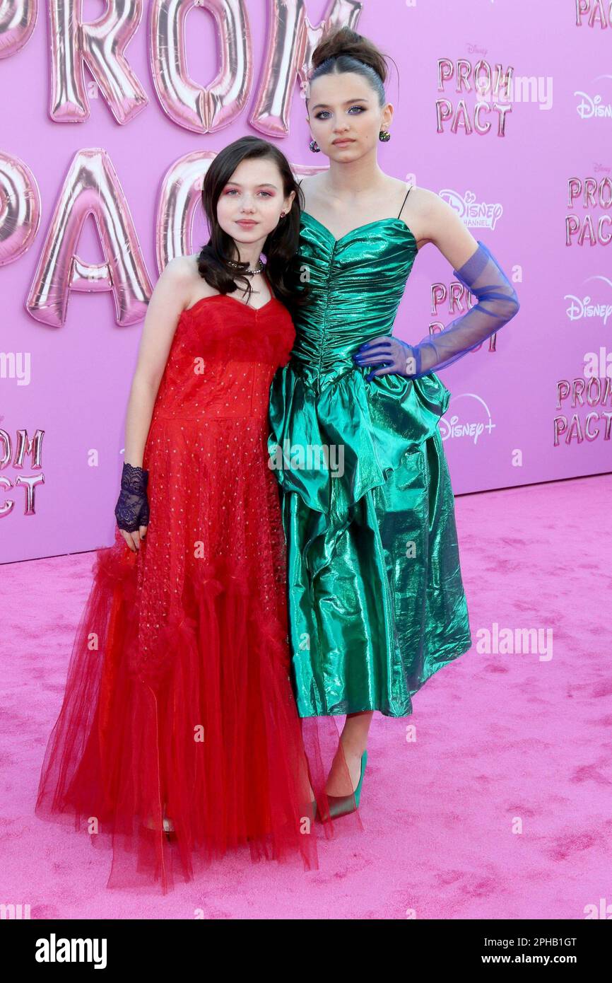 Los Angeles, CA. 24th Mar, 2023. Violet McGraw, Madeleine McGraw at