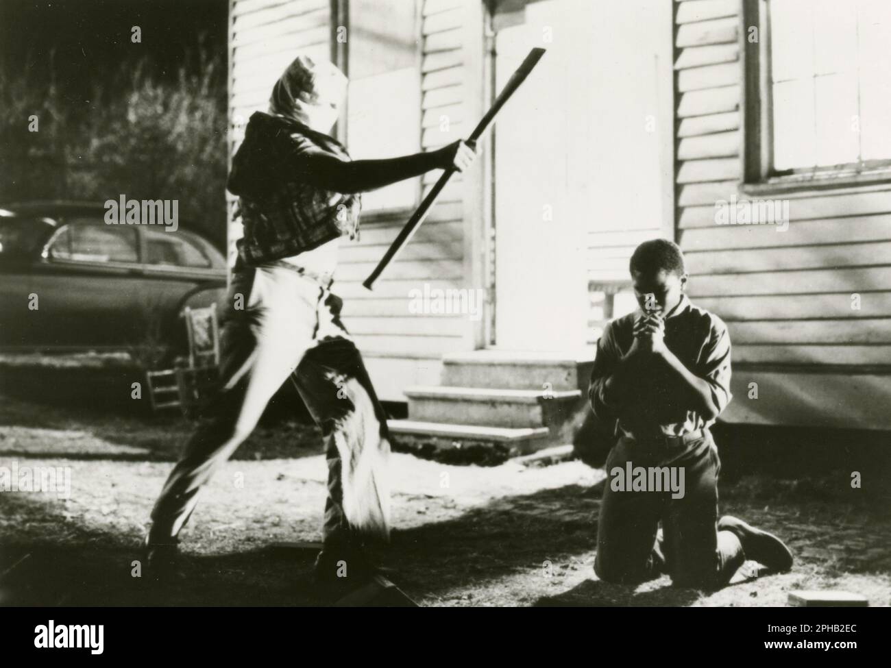 Actors Michael Rooker and Darius McCrary in the movie Mississippi