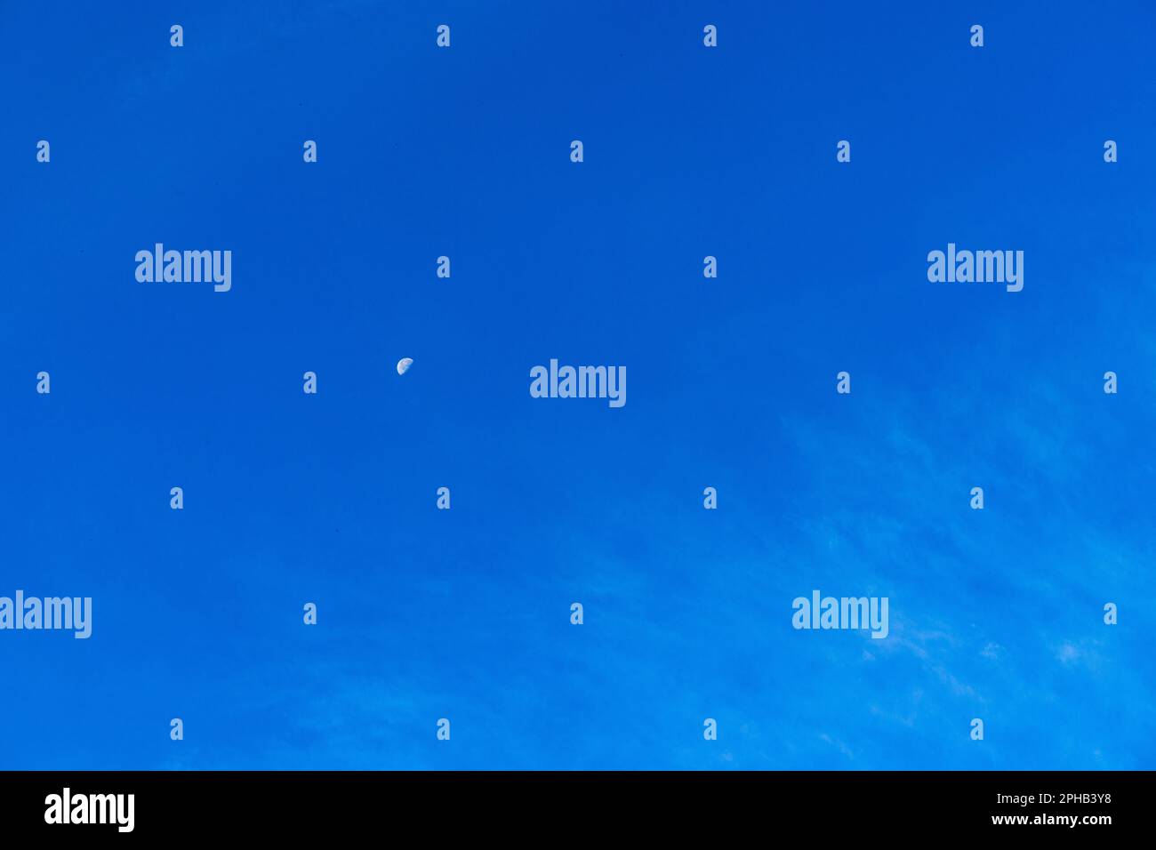 Panorama blue sky with clouds Stock Photo - Alamy