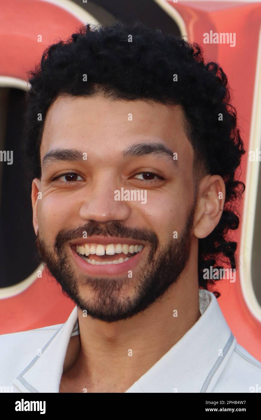 Justice Smith 03/26/2023 The Los Angeles Premiere of Dungeons & Dragons ...