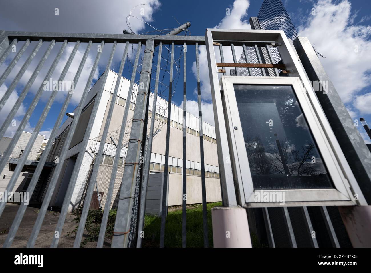 Stuttgart, Germany. 27th Mar, 2023. Exterior photo of the multipurpose