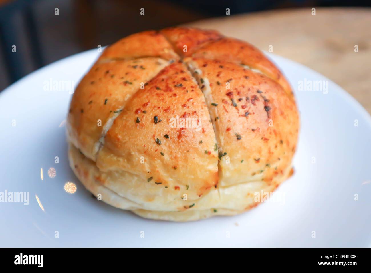 cream cheese garlic bread, Korean cream cheese garlic bread or Korean