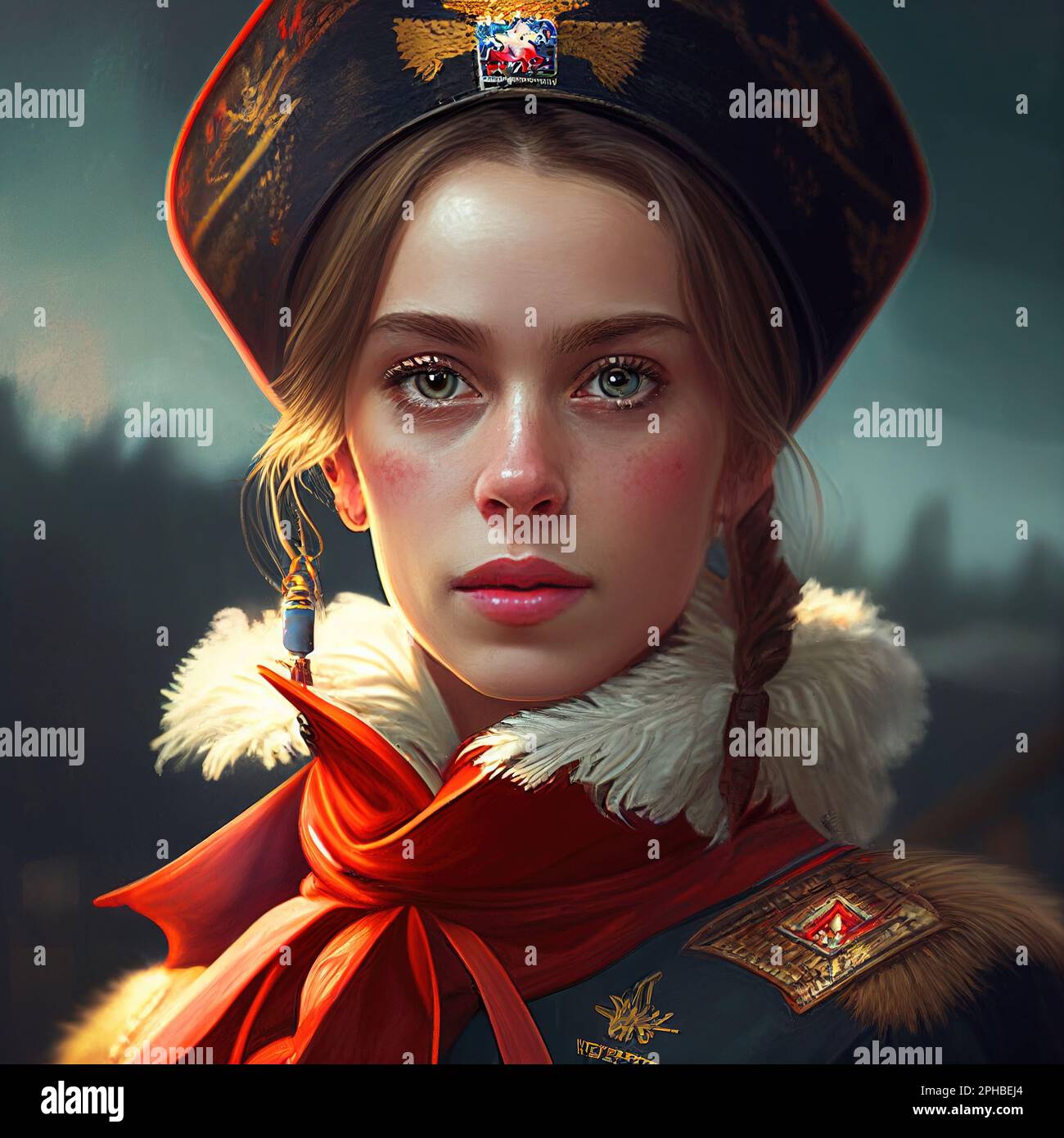russian girl look image Stock Photo Alamy