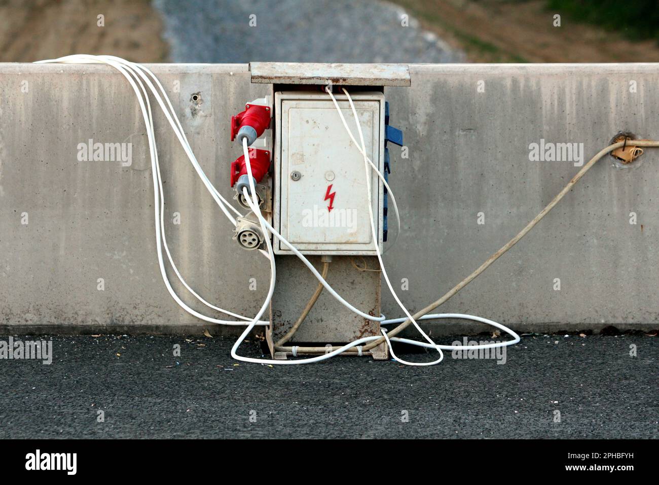 Heavy industrial outdoor metal electrical high voltage box with multiple outdoor electrical
