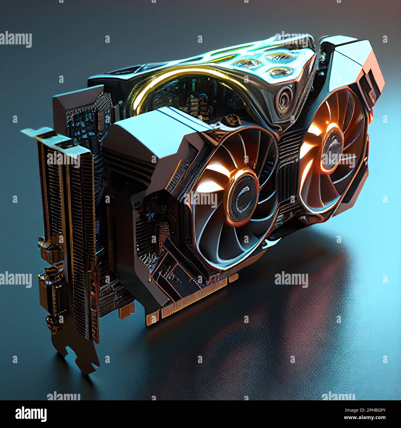 High end graphic card for PC illustrations Stock Photo Alamy