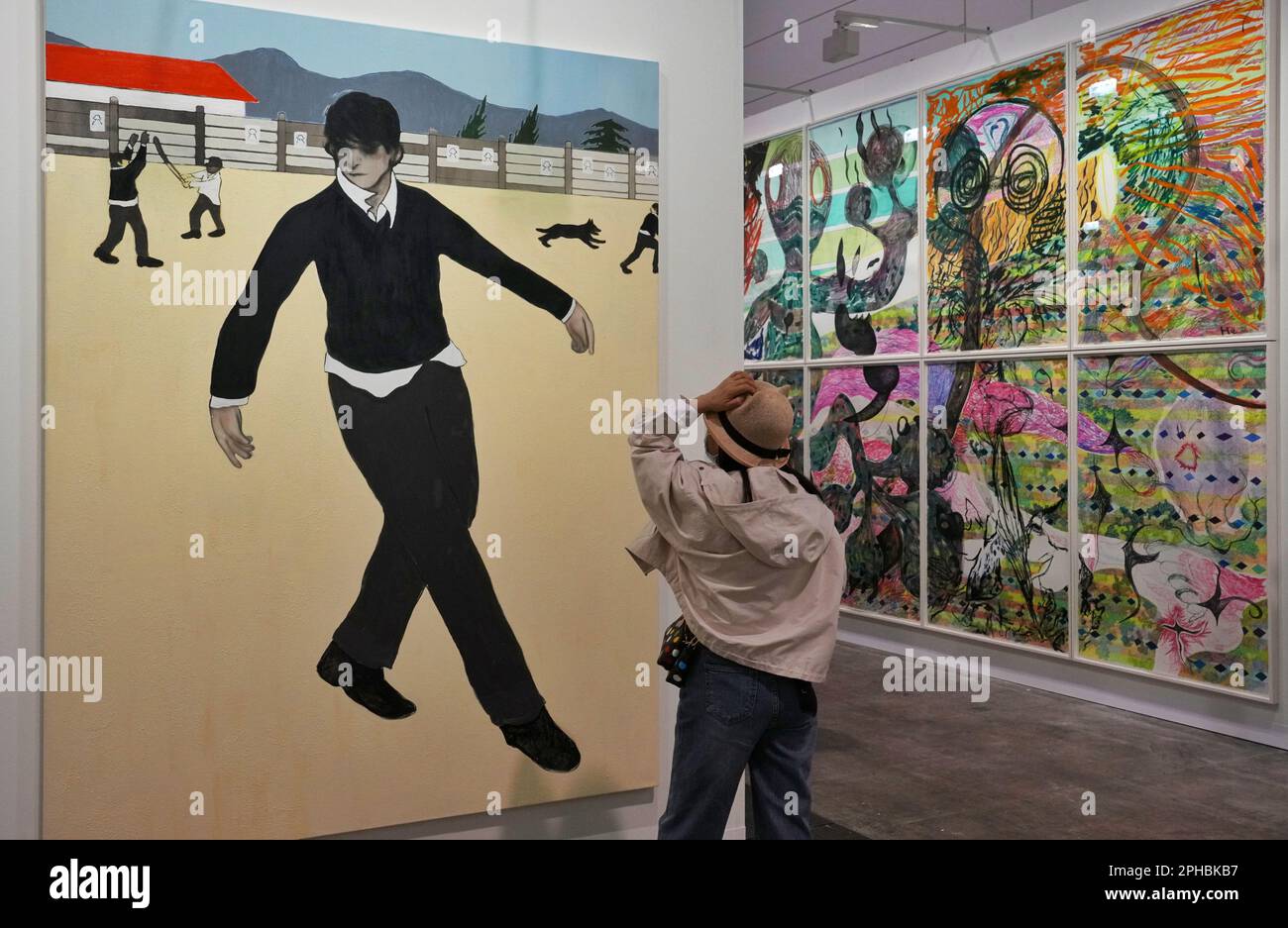 Artwork HHorningHHby artist Francisco RODRÃGUEZ on display at Art