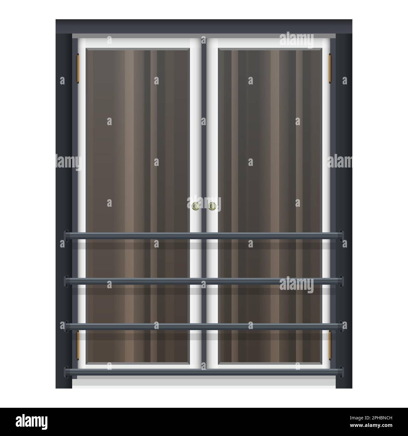 French doors and windows Stock Vector Images - Alamy