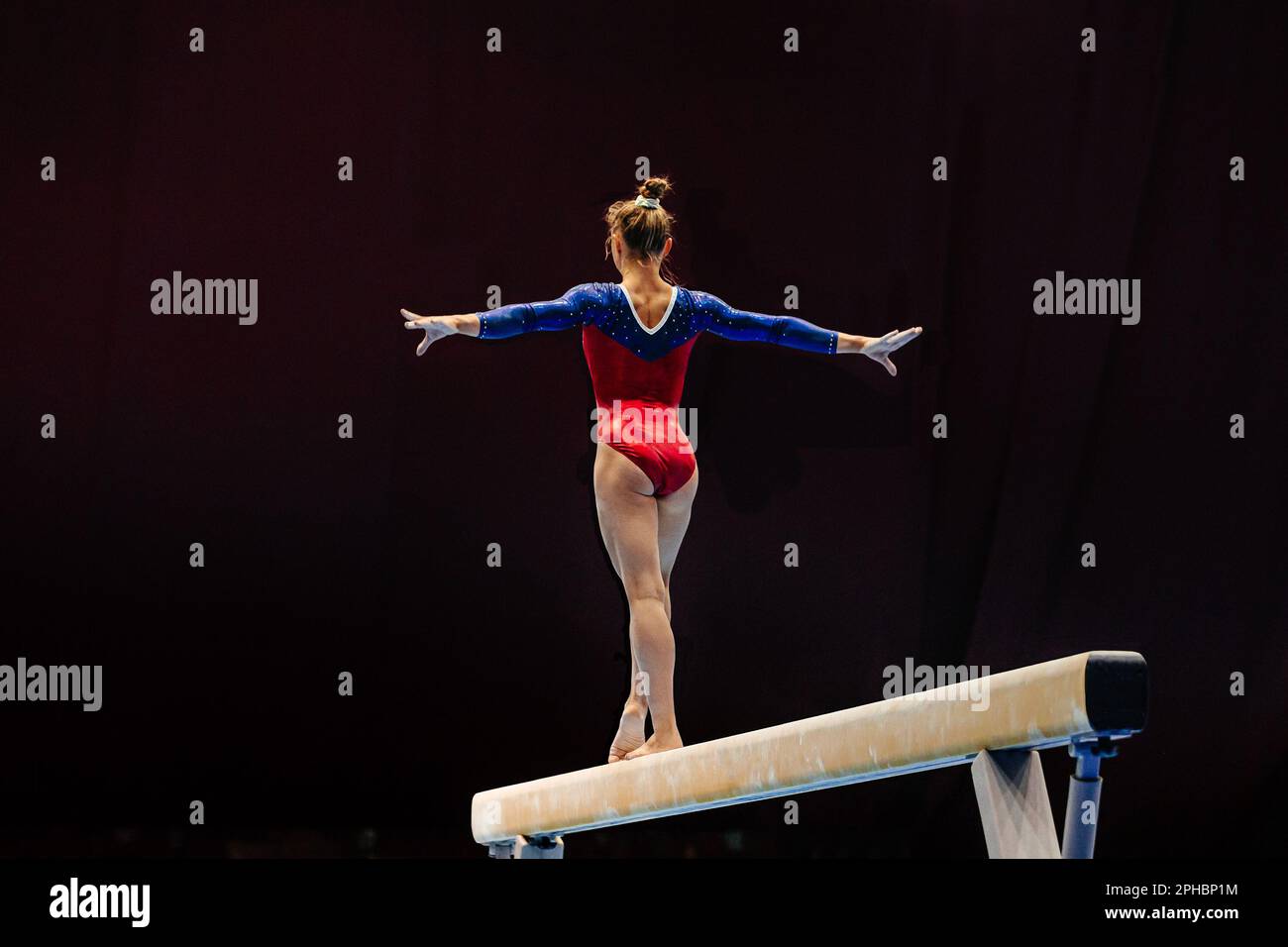 Olympic Gymnastic Balance Beam Hi res Stock Photography And Images Alamy