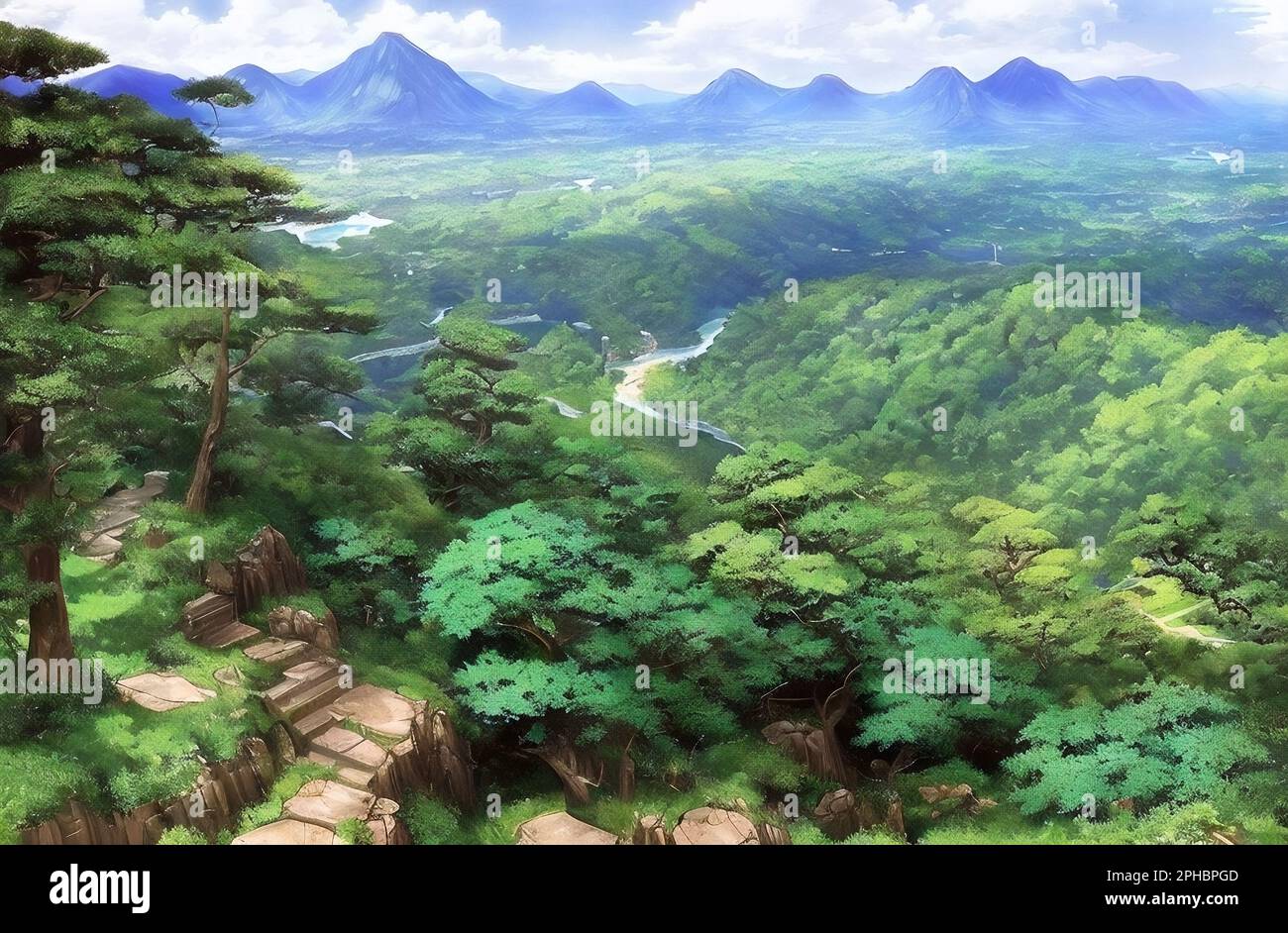 Anime background  Anime scenery, Scenery, Forest art