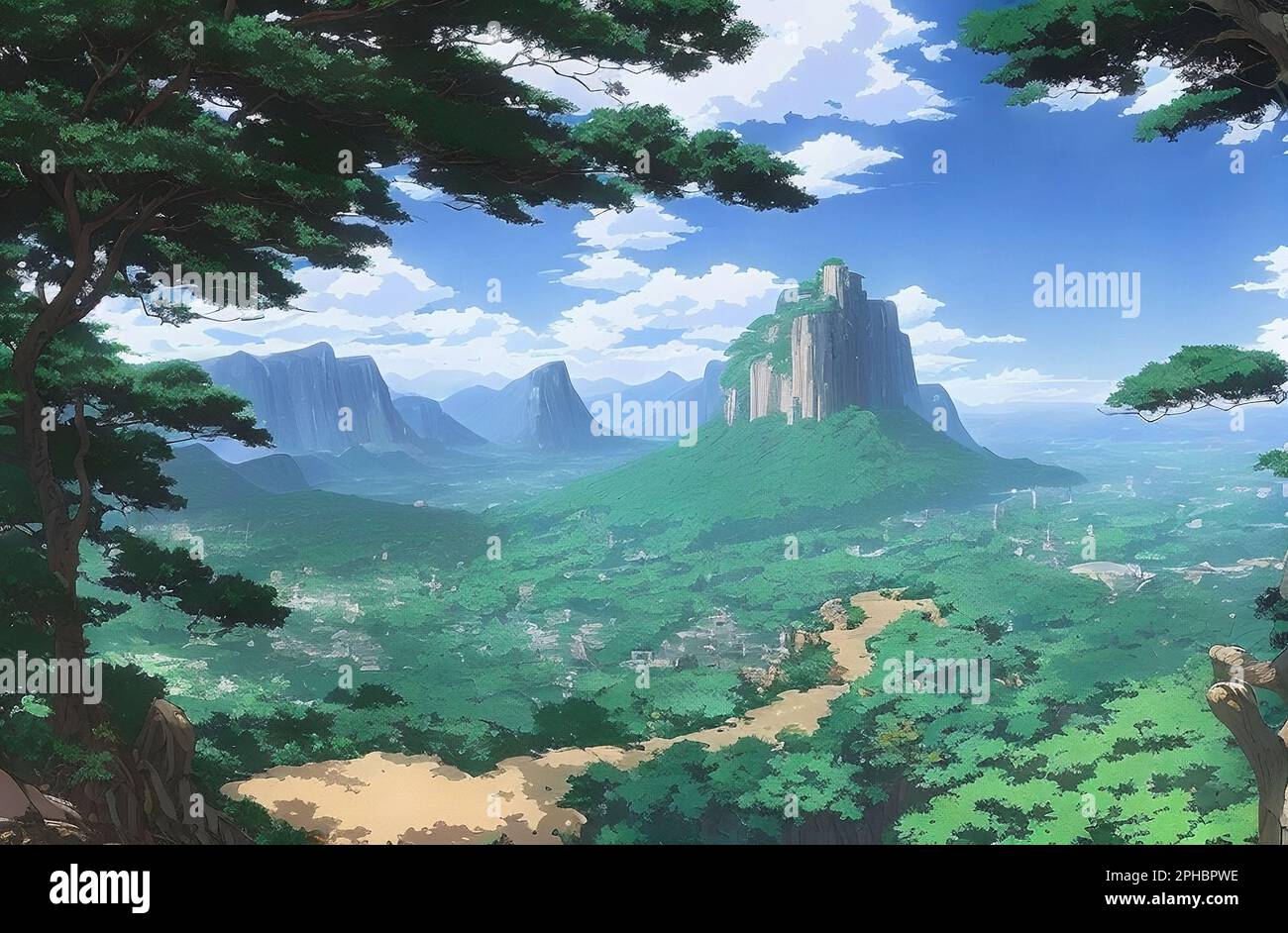 Anime Forest Background  Anime scenery, Anime background, Anime