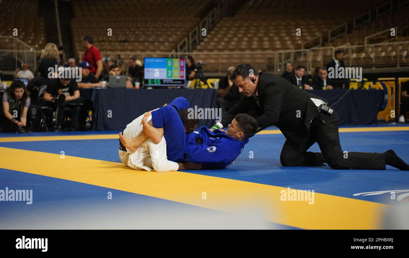 ORLANDO, FLORIDA MARCH 26 Hiryu Niwa (Art of Jiu Jitsu) figthing