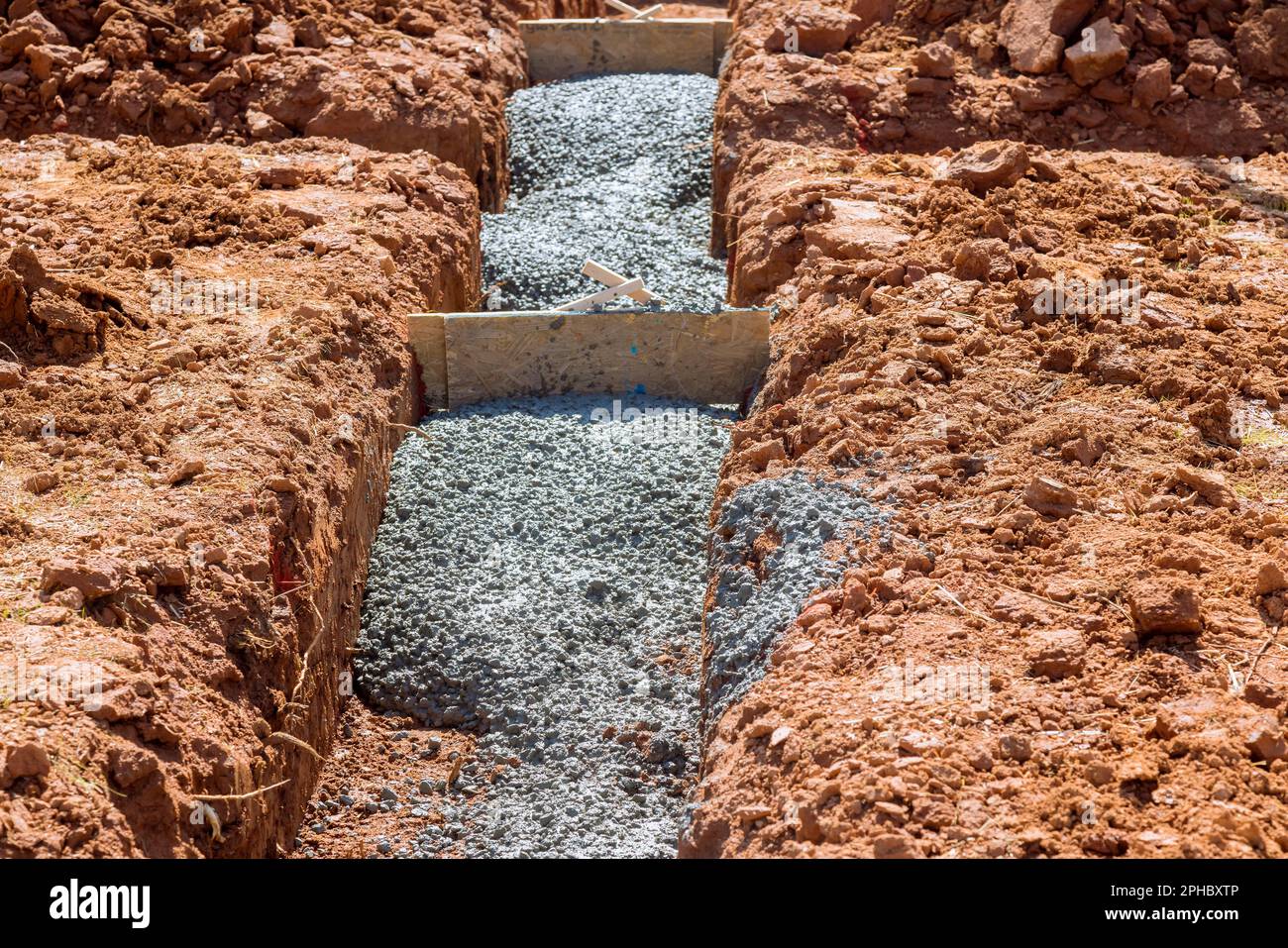 During construction of new house we prepared trenches in order to pour