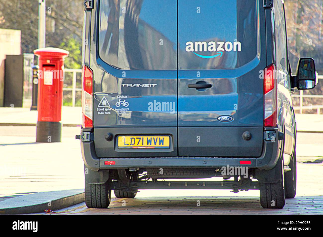 Amazon delivery van hires stock photography and images Alamy