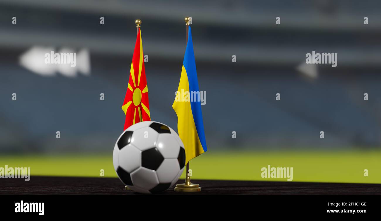UEFA EURO 2024 Soccer North Macedonia vs Ukraine European Championship