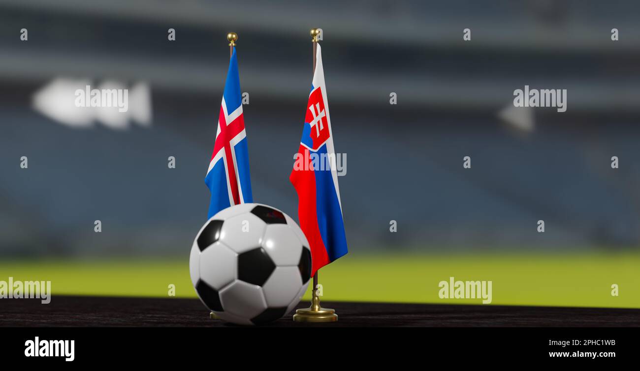 UEFA EURO 2024 Soccer Iceland vs Slovakia European Championship