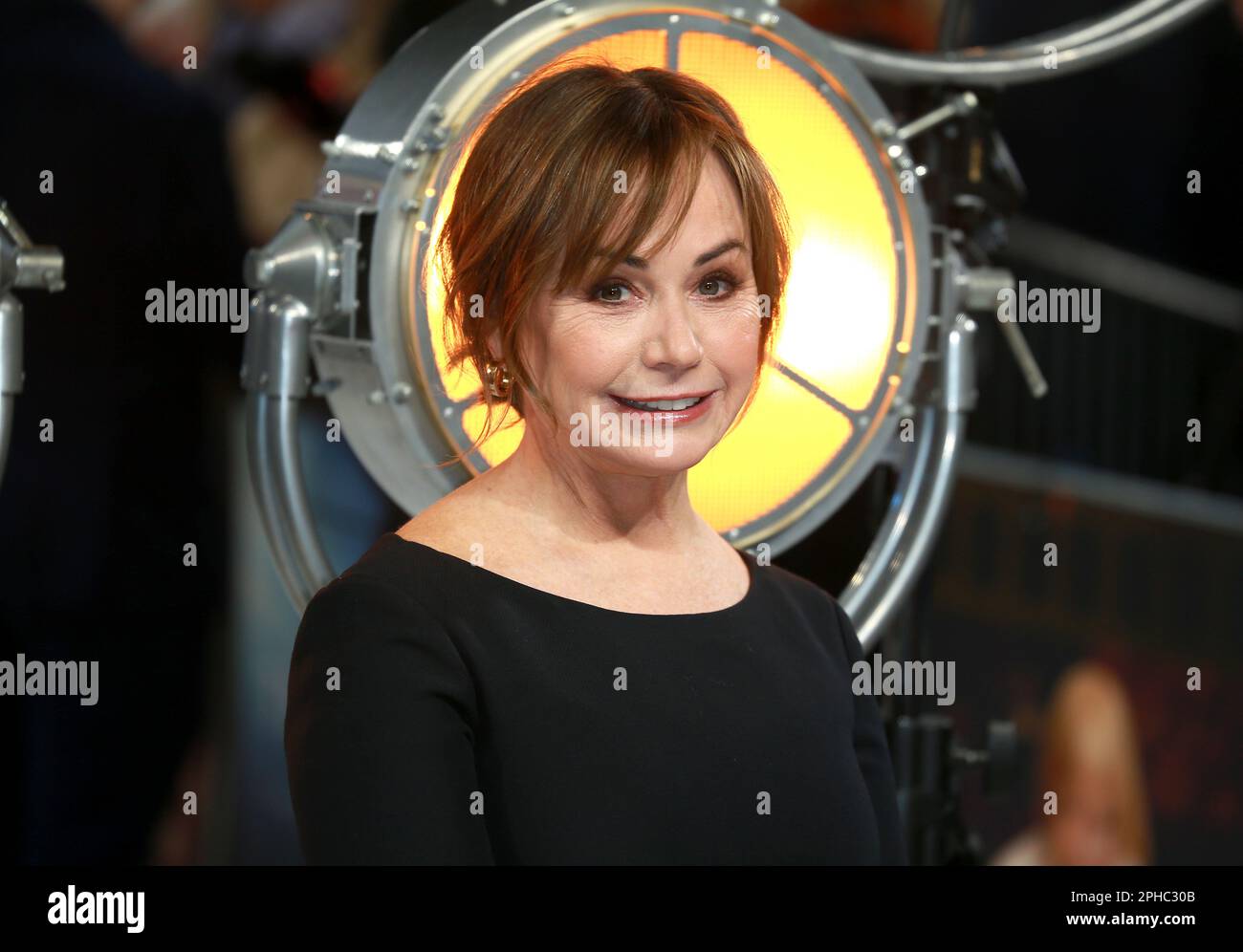 Kristie Macosko Krieger attends the UK Premiere of 'The Fabelmans' at The Curzon Mayfair in London. Stock Photo