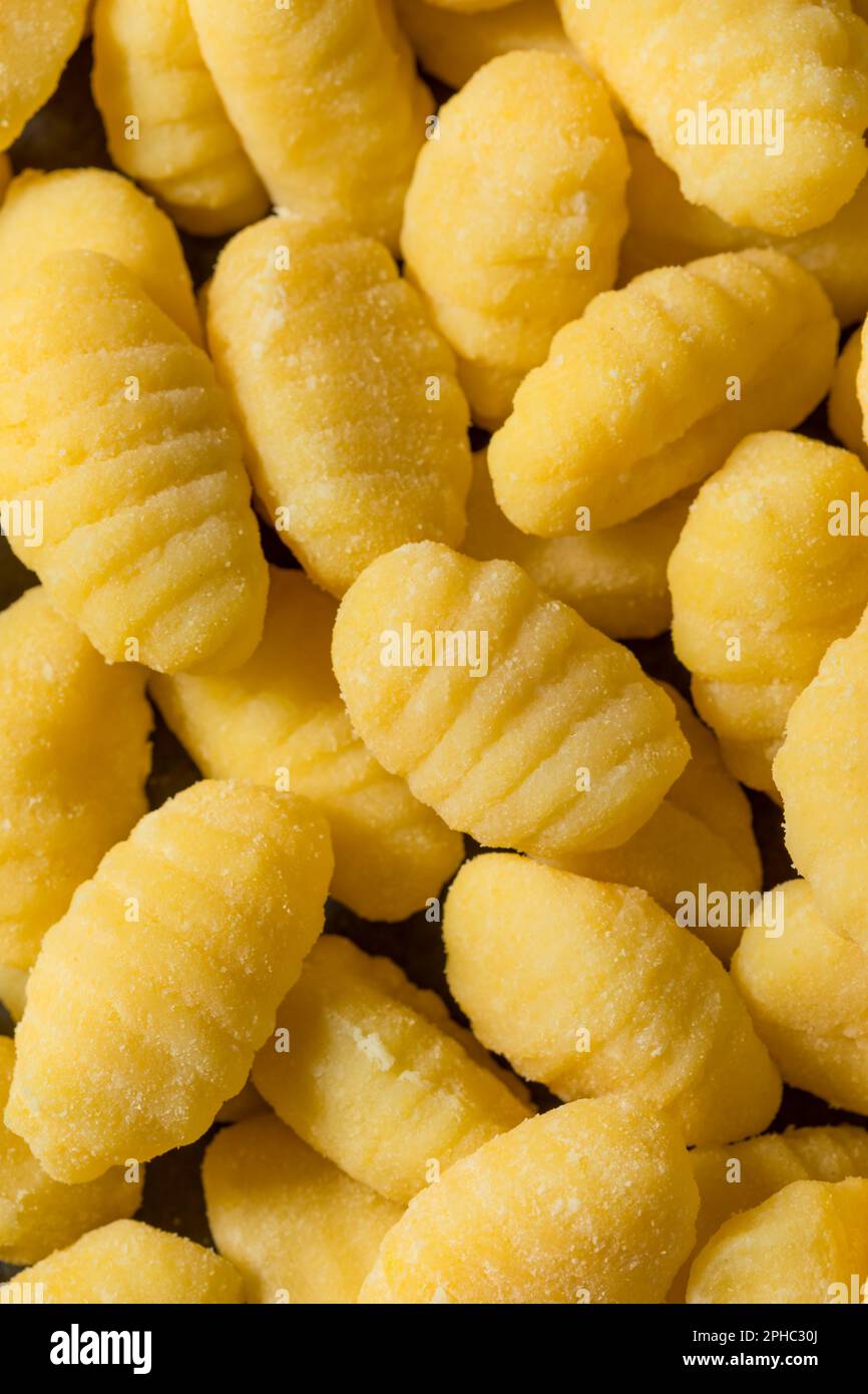 Homemade Raw Potato Gnocchi Pasta Ready to Cook Stock Photo Alamy