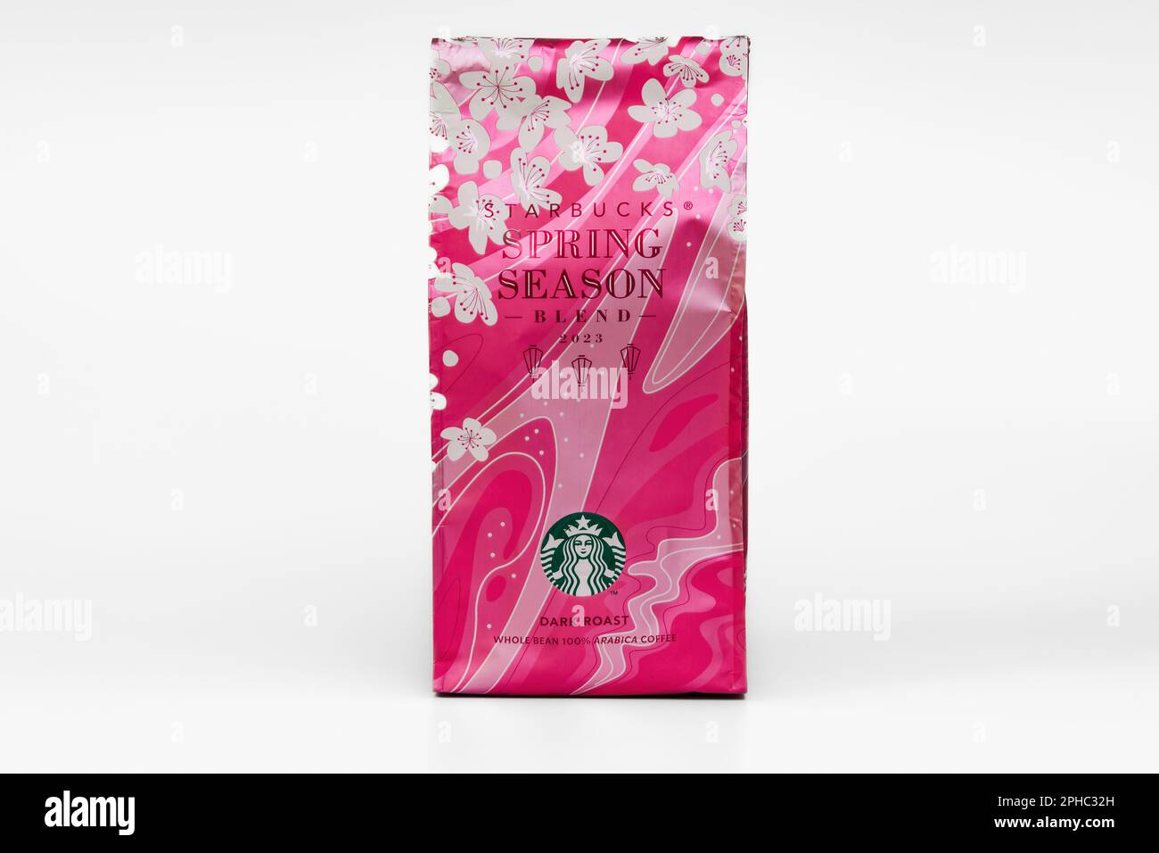 Starbucks Spring Season Blend Arabica Coffee. Beverage package with