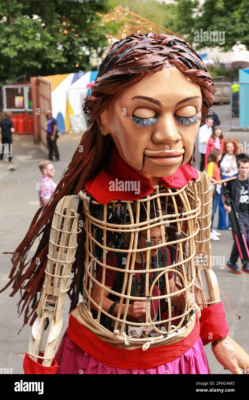 London, UK. 25 Jun 2022. 'The Walk Dance With Amal', part of Refugee