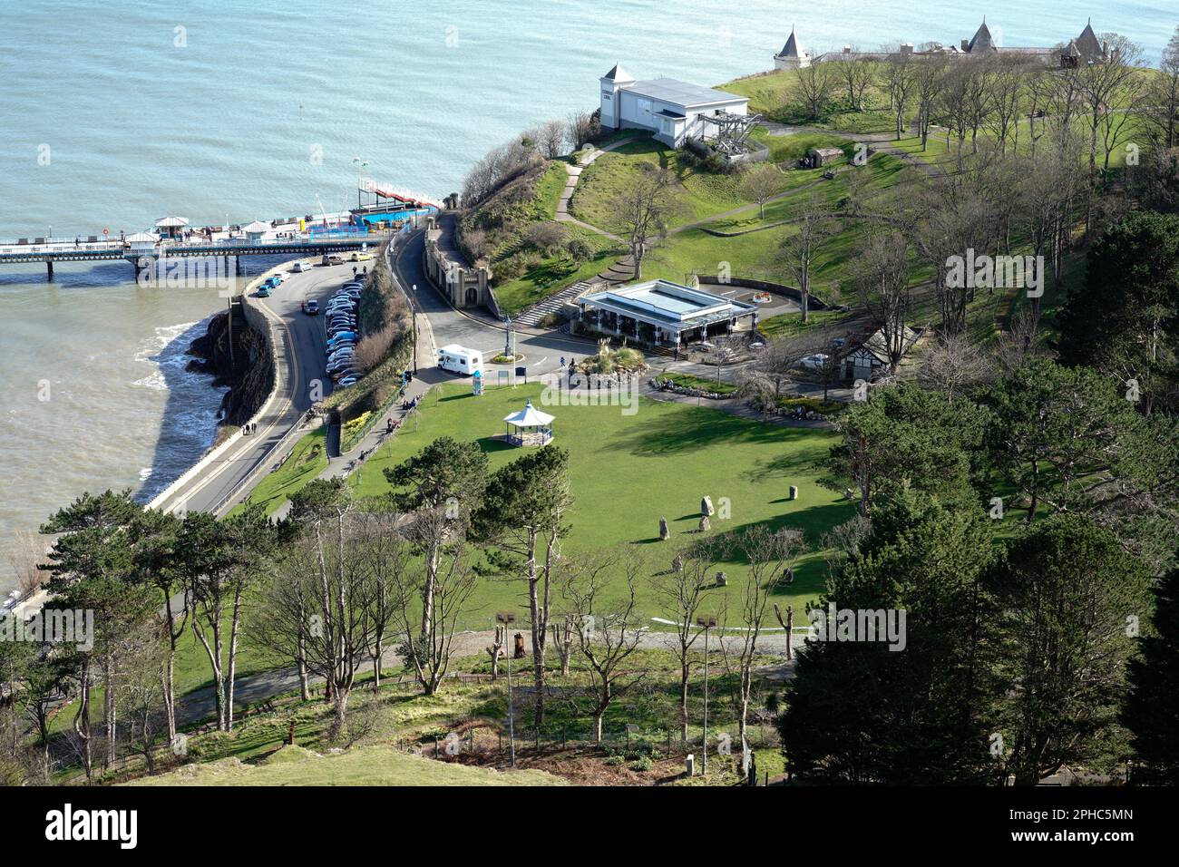 Llandudno North Wales tourist attractions gardens and cable car station