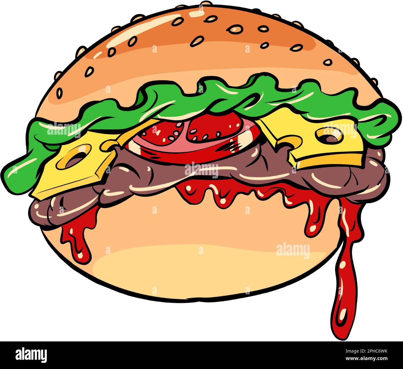 cheeseburger burger fast food street food, delicious menu, bun cheese