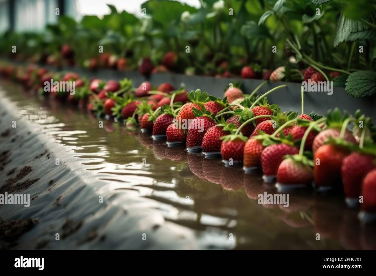 A hydroponic strawberry farm is a marvel of modern agriculture, with