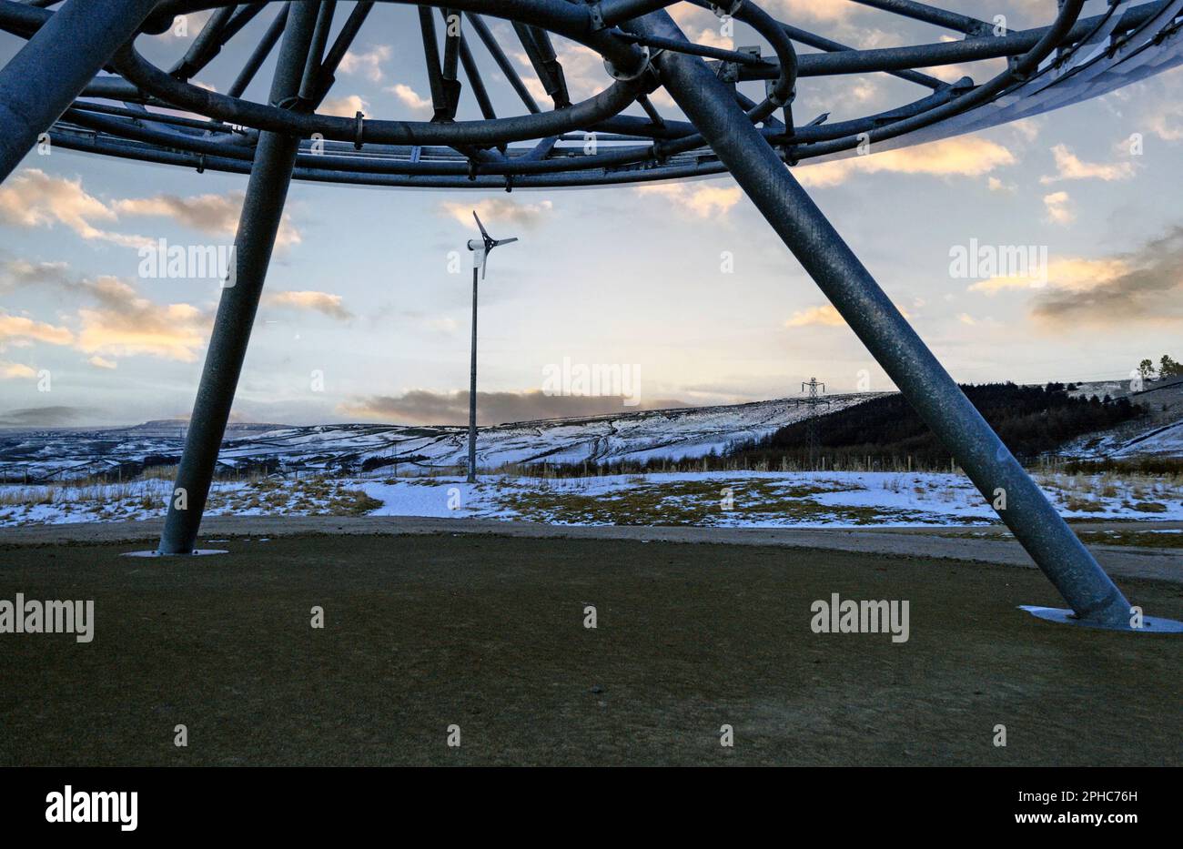 The Halo. A Panopticon at Haslingden, Lancashire Stock Photo - Alamy