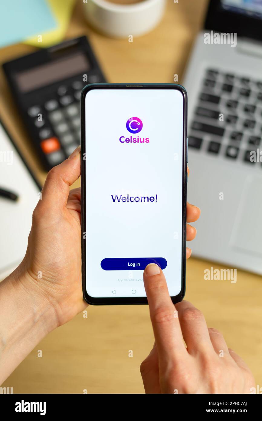 Celsius cryptocurrency hi-res stock photography and images - Alamy