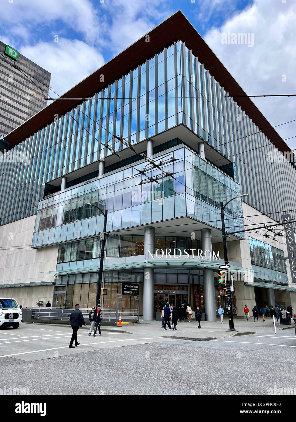 Nordstrom Pacific Centre Clothing Store in Vancouver downtown Canada ...