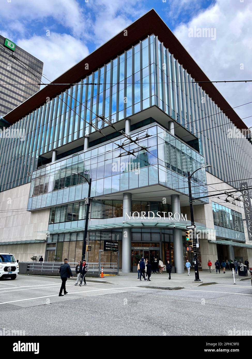 Nordstrom Pacific Centre Clothing Store in Vancouver downtown Canada