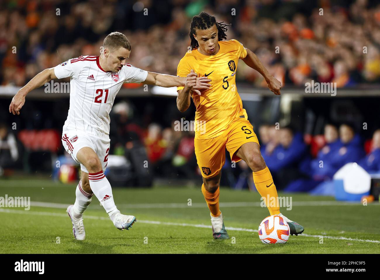 Rotterdam, Netherlands. 27th Mar, 2023. ROTTERDAM - (lr) Jamie Coombes ...