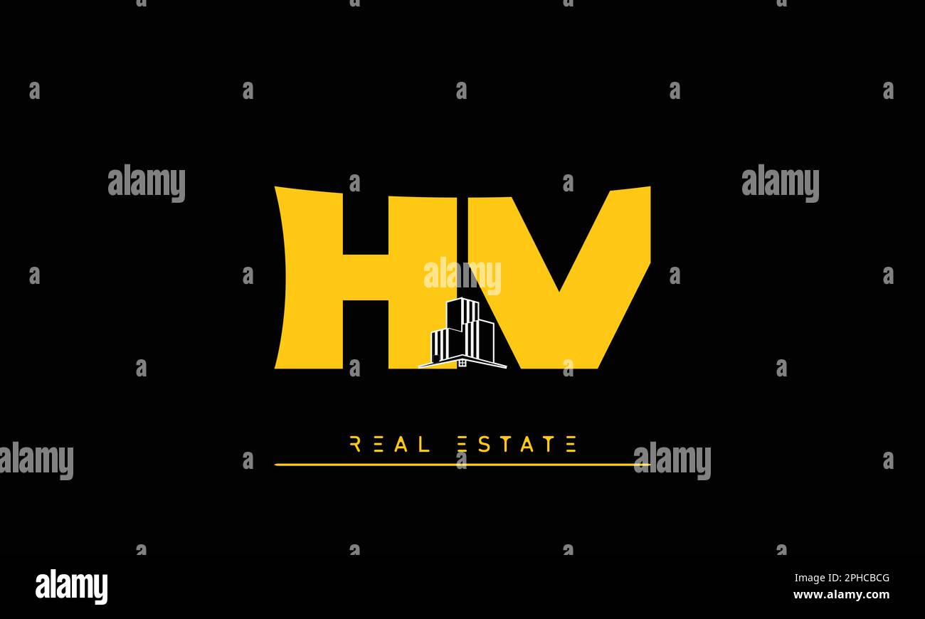 Hv real estate logo hi-res stock photography and images - Alamy