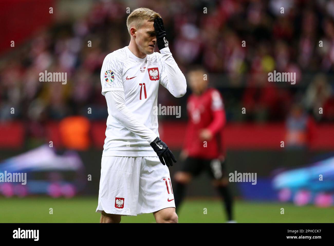 Karol Swiderski of Poland during the UEFA Euro 2024, European