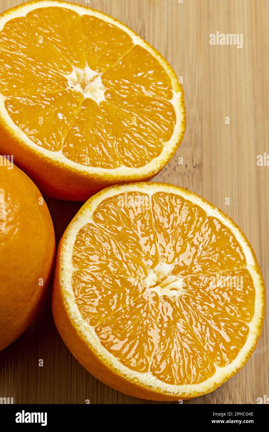 Oranges intended for commercial production are grown in orange groves